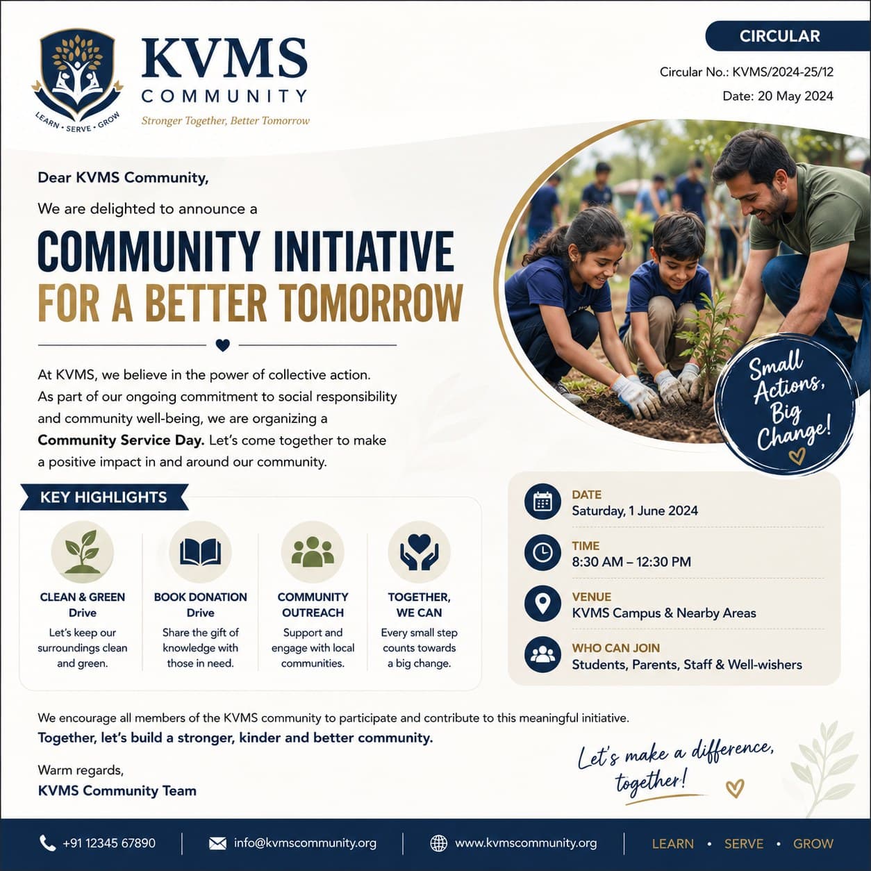 KVMS Community Circular